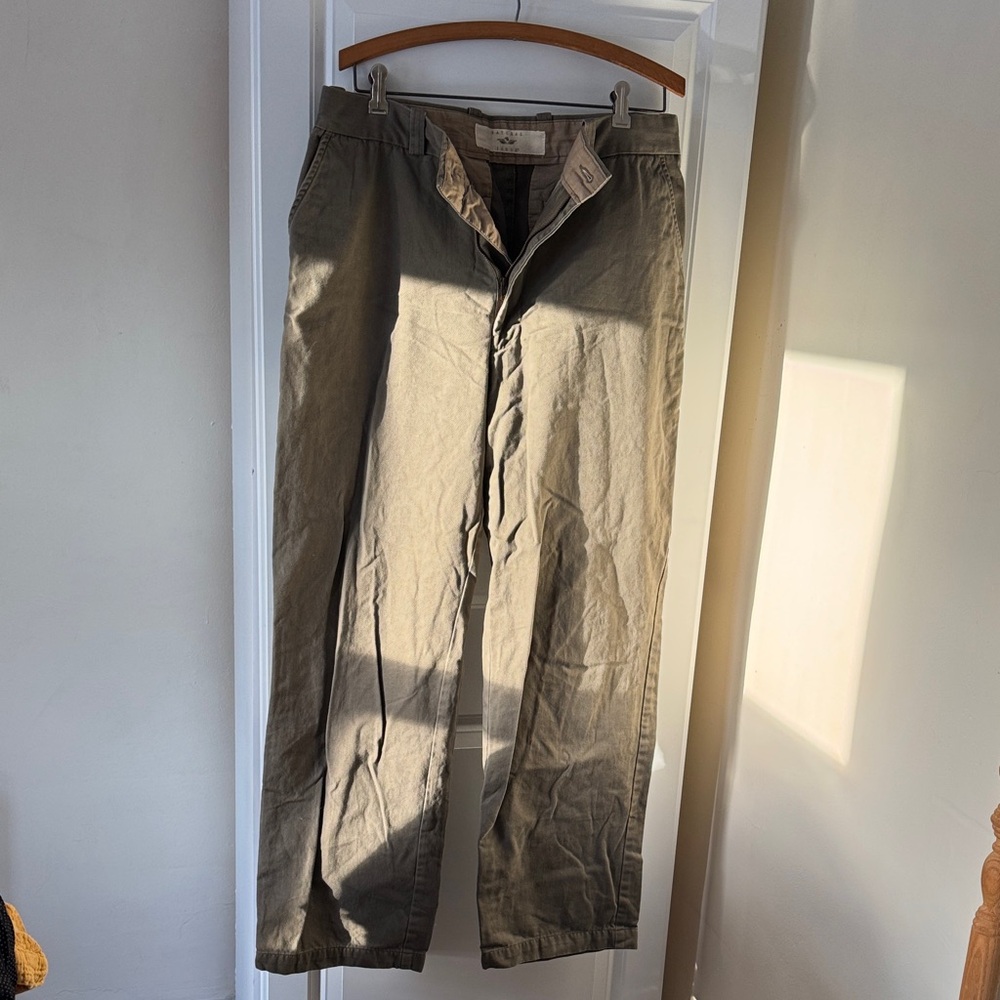 Classic Light Brown Men's Khaki Chinos